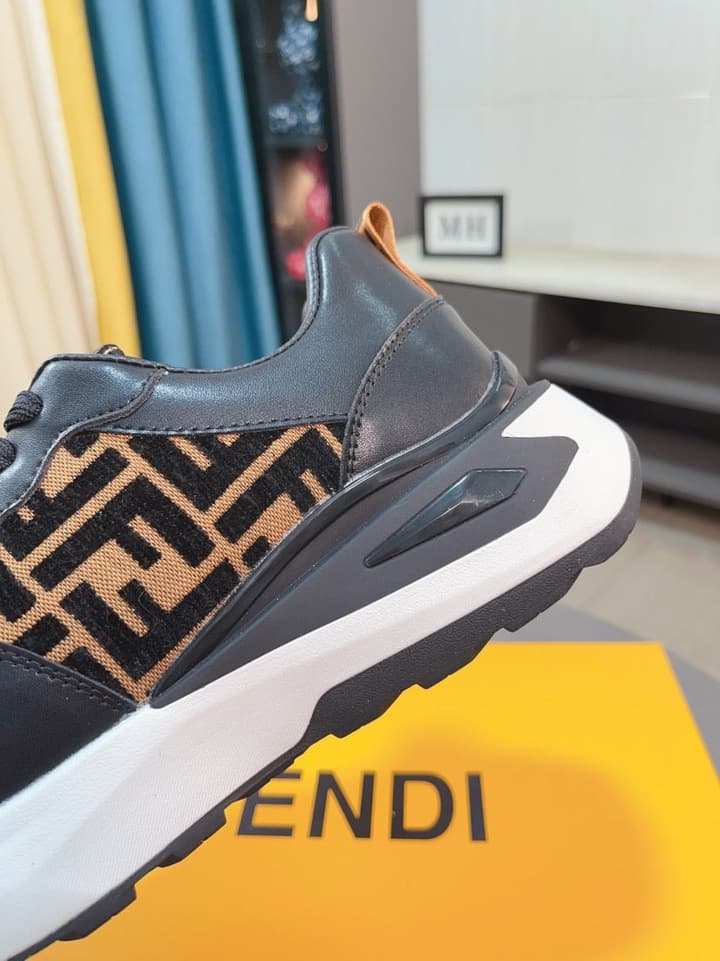 Fendi Classic Calfskin Sneakers