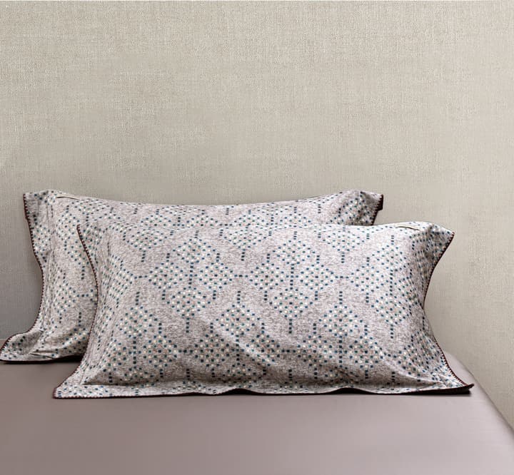 Bottega Veneta Home Collection Lava Woven Bedding Set in Taupe Lava Print