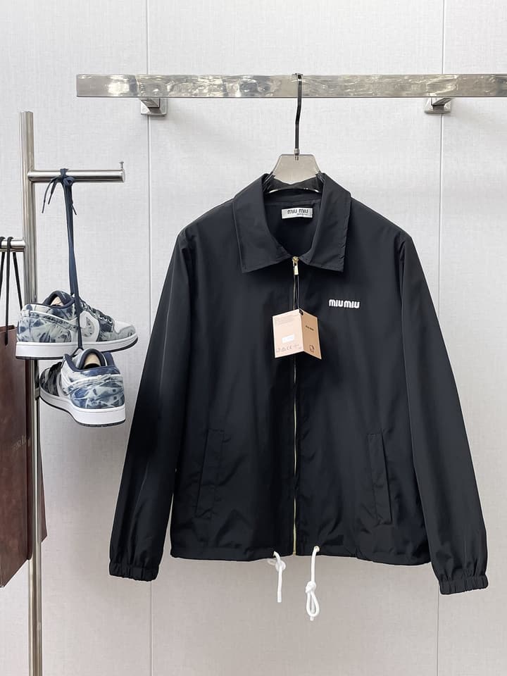 Miu Miu Men's Casual Jacket – 2026SS in Black