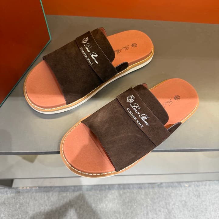 Loro Piana Summer Walk Crisscross Mules