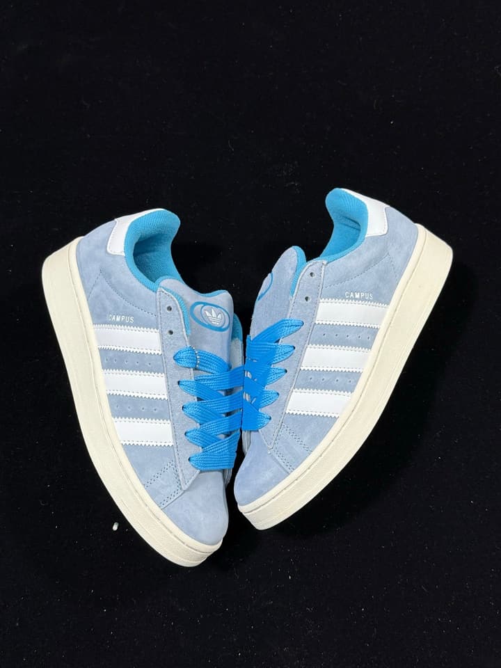 Adidas Originals Campus 00s Low-Top Sneakers in Black & White