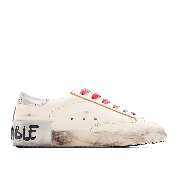 Golden Goose Super Star Sneakers – 2023 Collection in Bright Metallic Outline Star