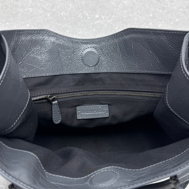 Balenciaga Le City Tote in Rock Grey – Small in Rock Grey