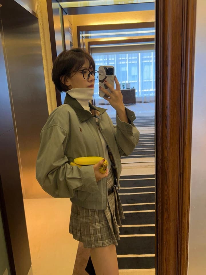 Ralph Lauren Campus Collared Jacket in Blue