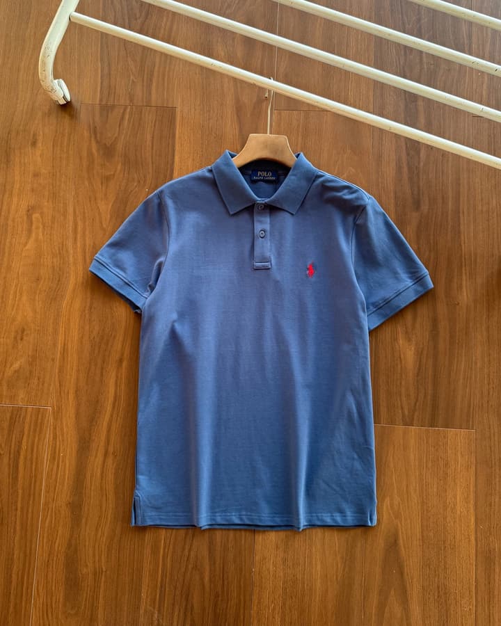Ralph Lauren Pure Cotton Business Casual Polo Shirt in Army Green
