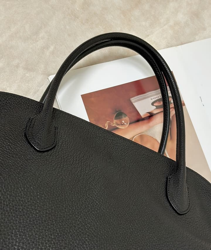 The Row Agnes 15 Leather Bowling Bag