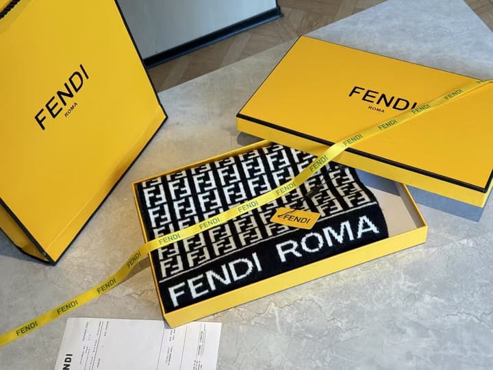 Fendi Cashmere Wool Scarf