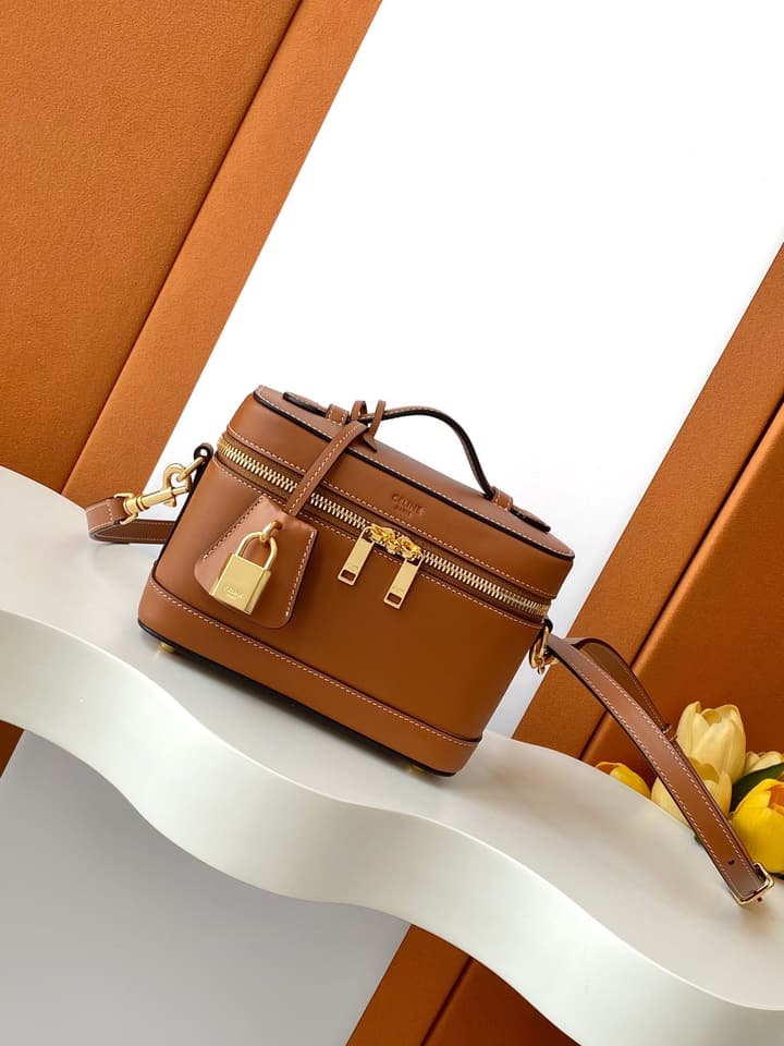 Celine Vanity Box Bag in Black