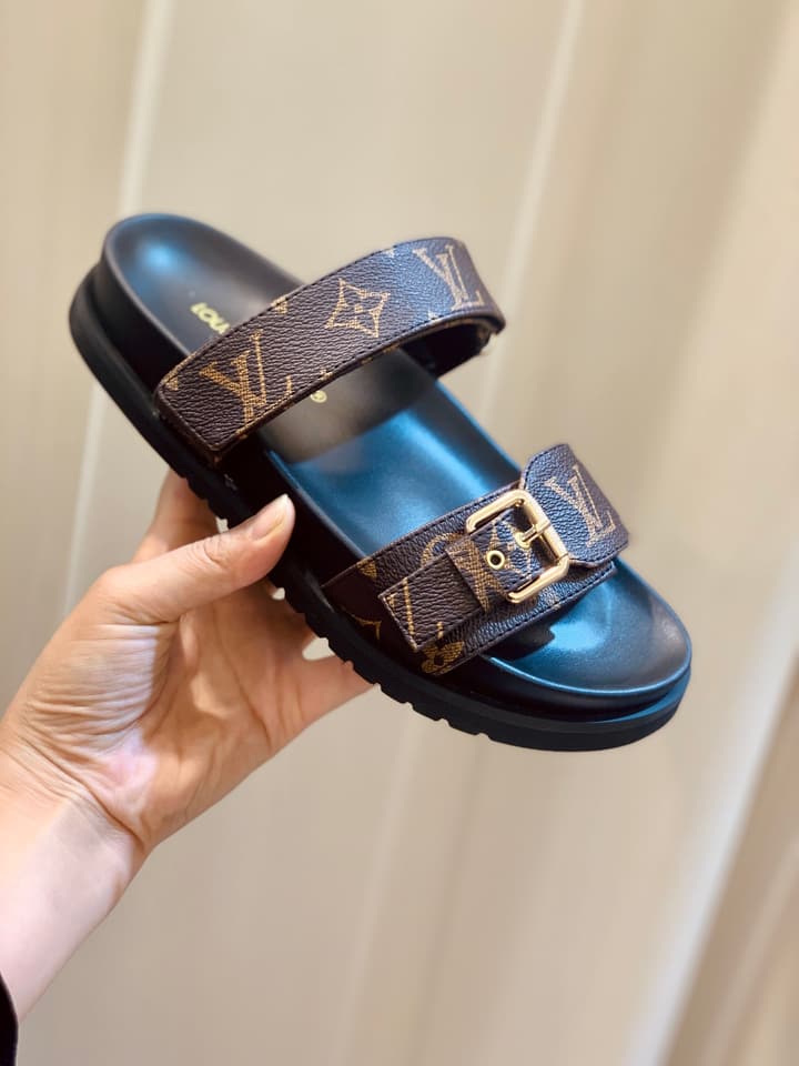 Louis Vuitton Denim Mules