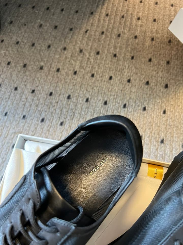 The Row 25SS German Training Mesh Sneakers in Black