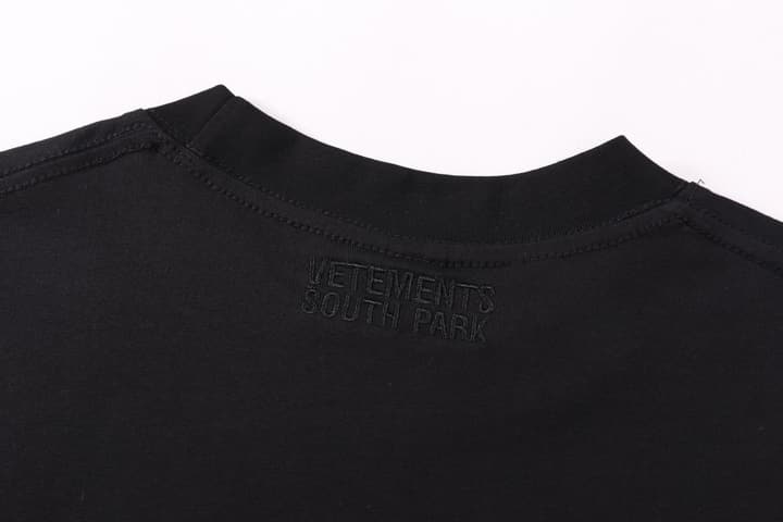 Vetements South Park Print T-Shirt – 2025 in Black