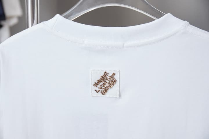 Louis Vuitton Sequin Embroidered Patchwork T-Shirt – 2026SS Early Spring Collection in Black