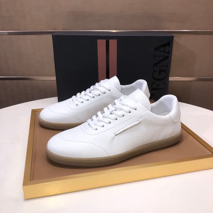 Zegna 232 Suede and Leather Sneakers