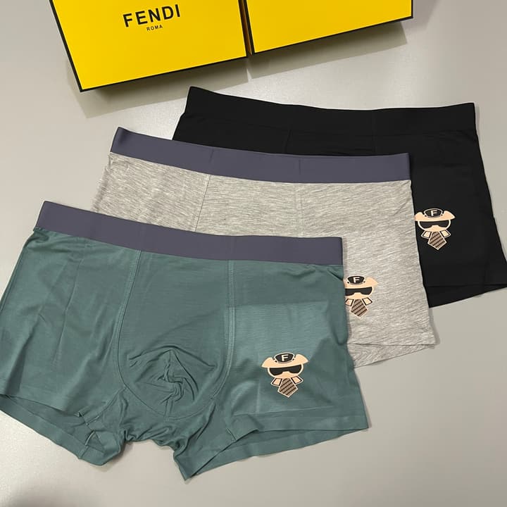 Fendi Seamless Modal Underwear 3-Pack