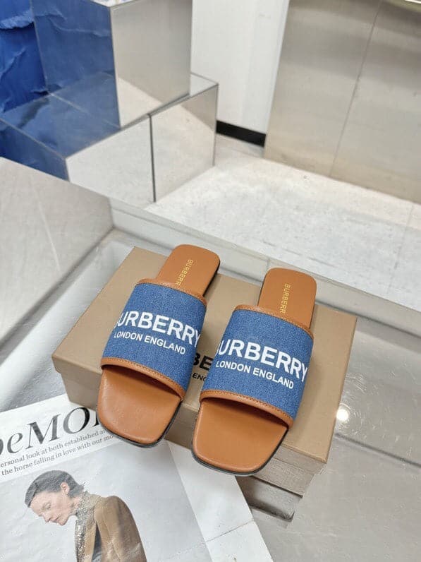 Burberry Chunky and Flat Heel Sandals