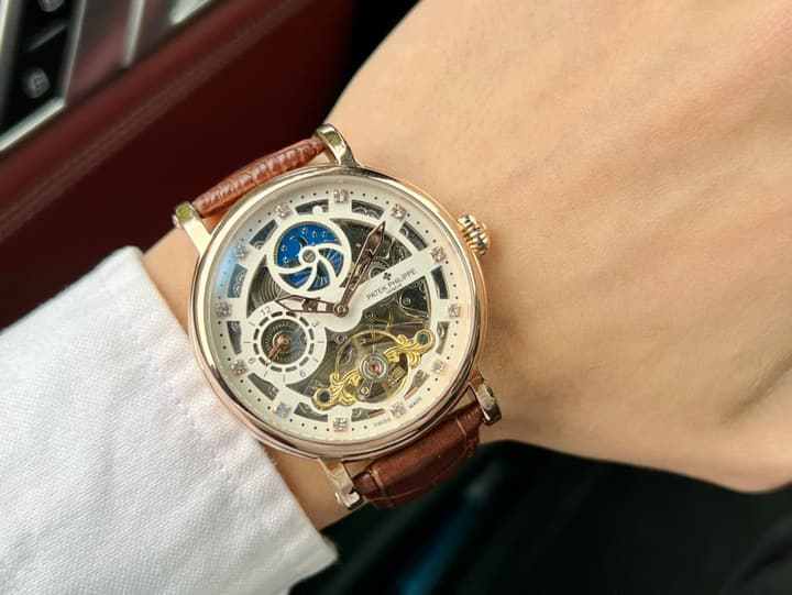 Patek Philippe Men's Automatic Skeleton Watch