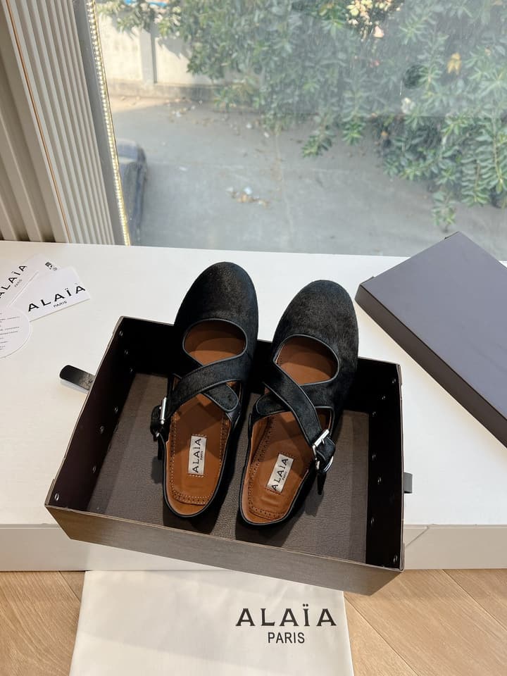 Alaïa French Fairy Ballet Flats – 2025 SS