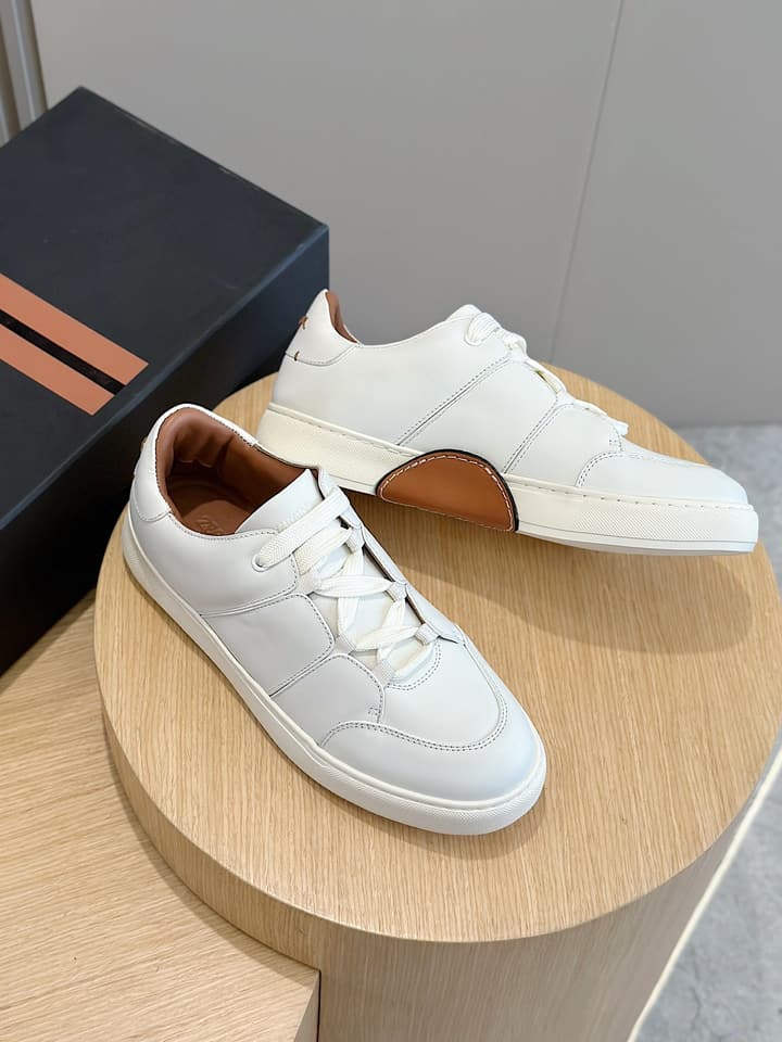 Zegna Tiziano Couture Sneakers in Black With Matching Laces
