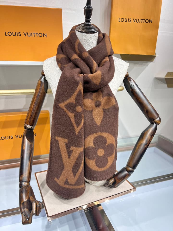 Louis Vuitton Cashmere Jacquard Scarf