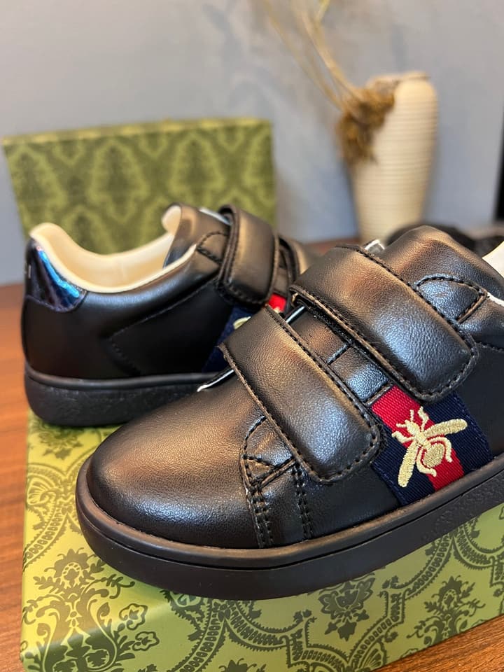 Gucci Kids Sheepskin-Lined Sneakers – Kids Collection