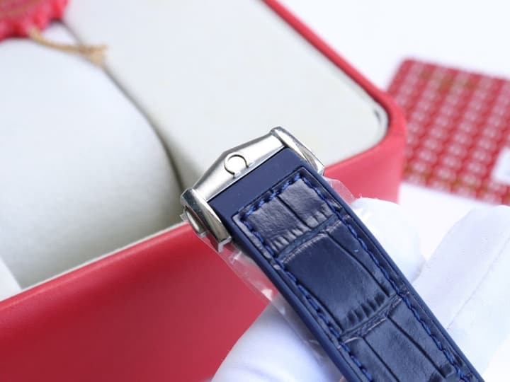Omega Constellation Series Automatic Watch 41mm in White Dial Blue Strap
