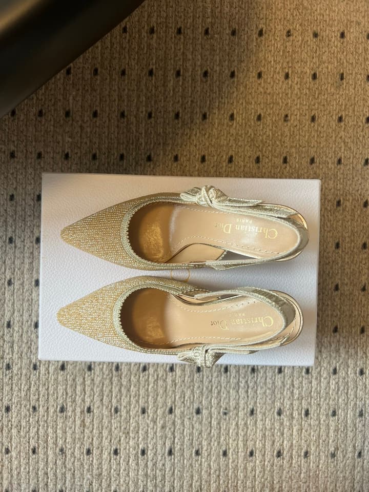 Dior J'Adior Slingback High Heels – Dior Or Limited Collection