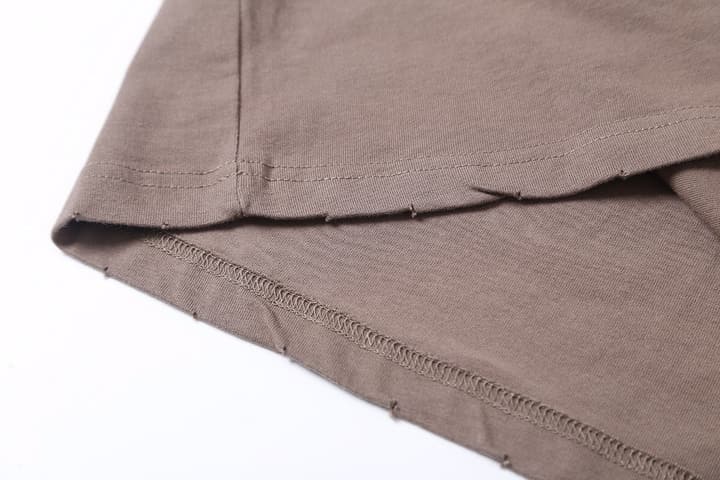 Balenciaga Rock Flame Cracked Distressed T-Shirt – 26SS in Coffee