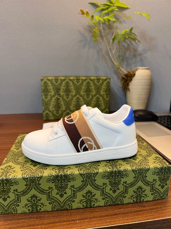 Gucci Kids Sheepskin-Lined Sneakers – Kids Collection