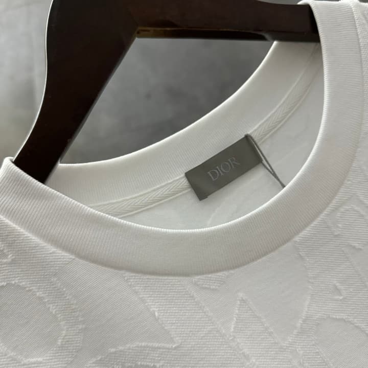 Dior Oblique Print Cotton T-Shirt – 2026SS Collection in Black