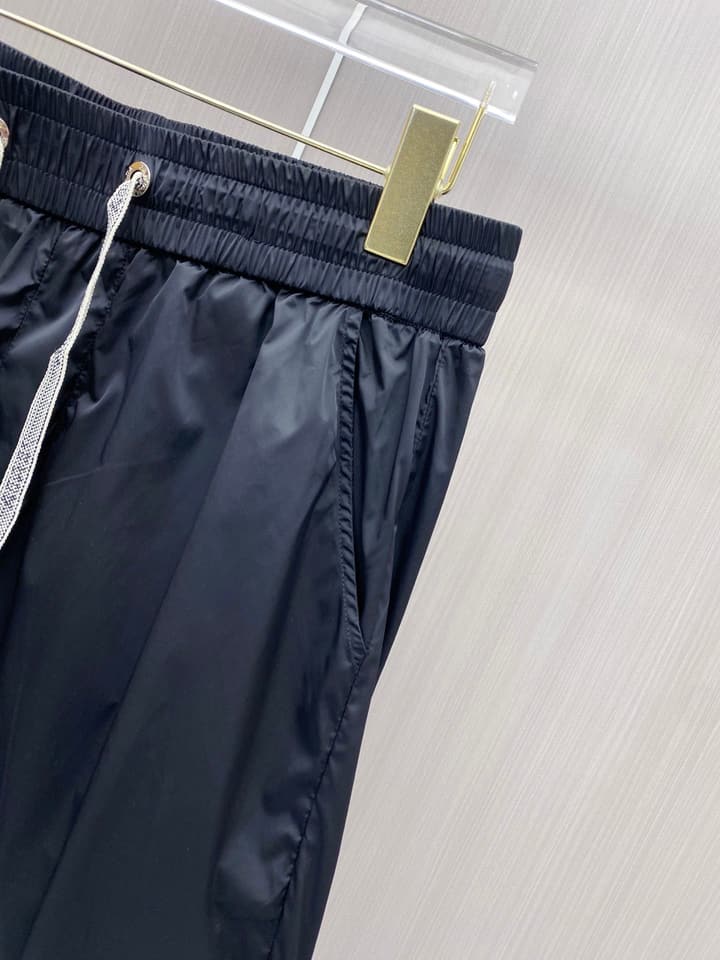 Prada Quick-Dry Drawstring Beach Shorts – Spring/Summer 2026 Collection in Black