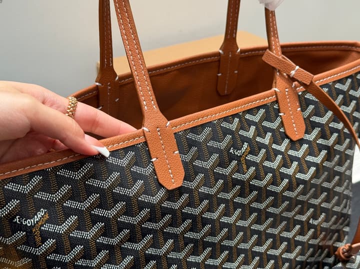 Goyard Reversible Tote Bag in All Black