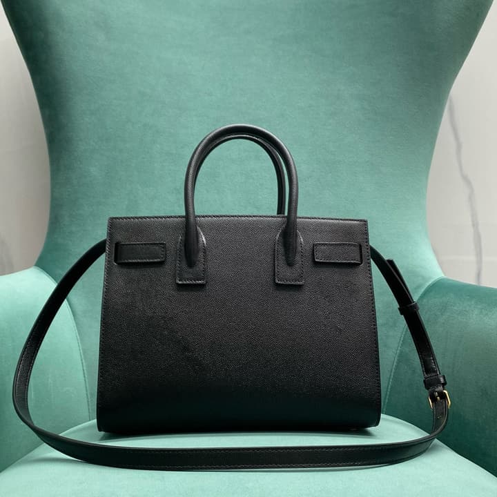 Saint Laurent Sac De Jour Satchel Bag in Gold