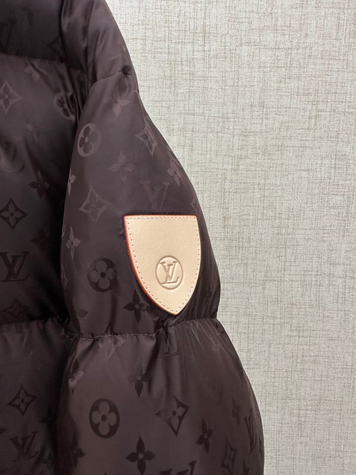 Louis Vuitton Monogram Puffer Jacket in Dark Brown Monogram Puffer