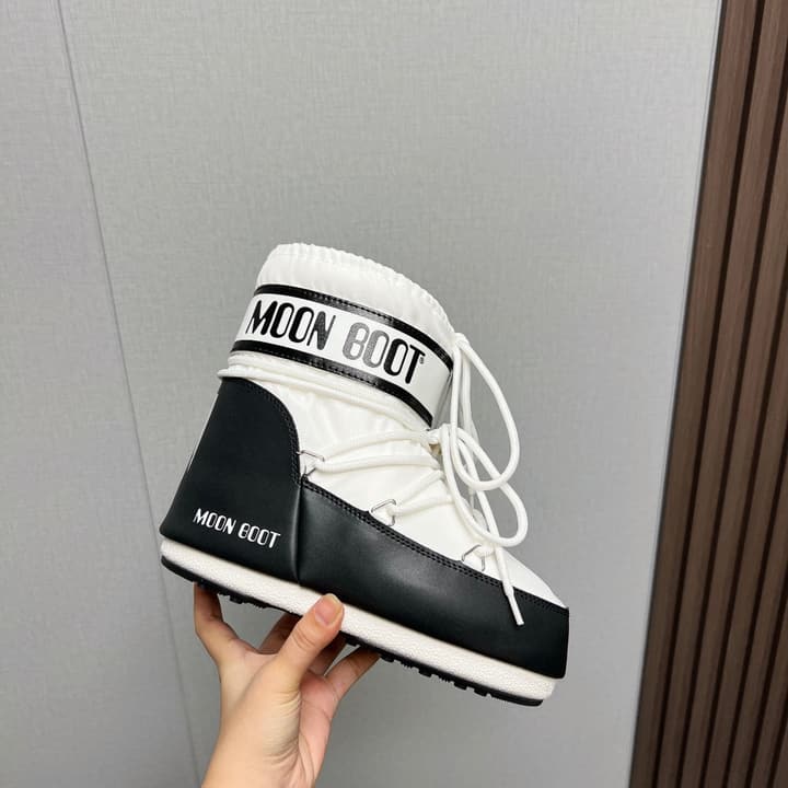 Moon Boot 2024 Autumn/Winter Platform Snow Ankle Boots – 2024FW in All Black