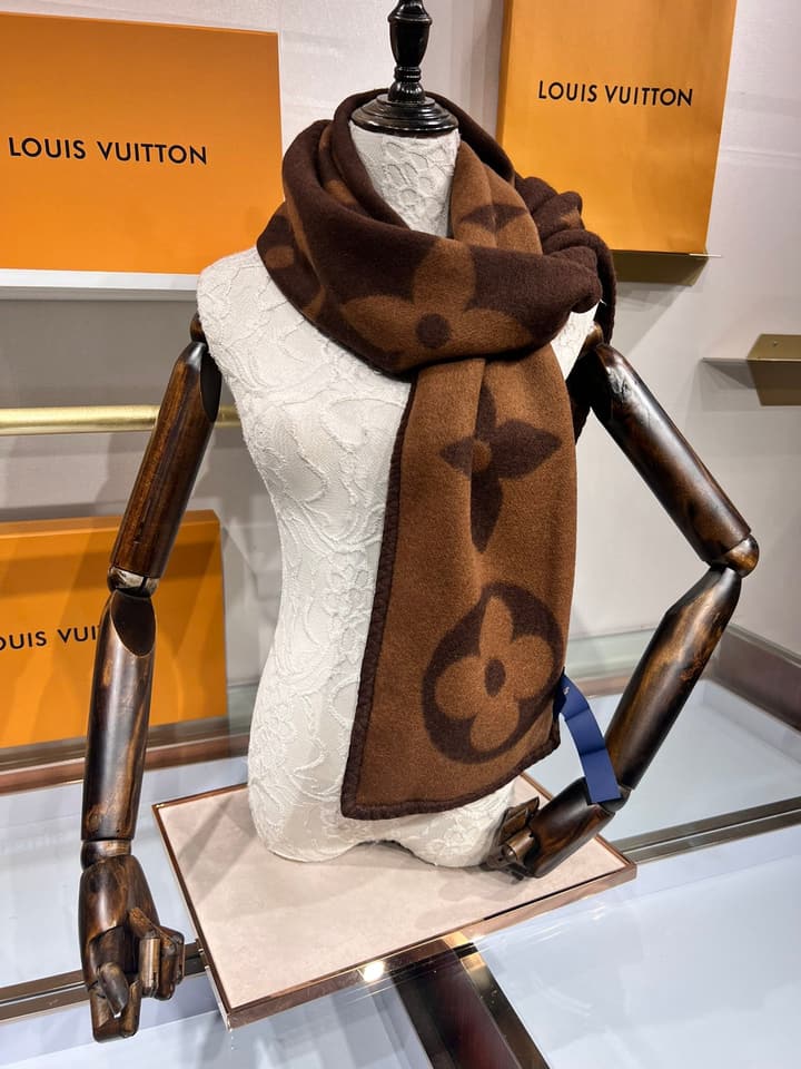 Louis Vuitton Cashmere Jacquard Scarf