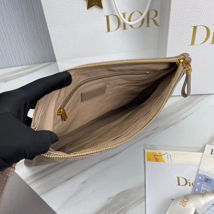 Dior Clutch Bag in Classic Black