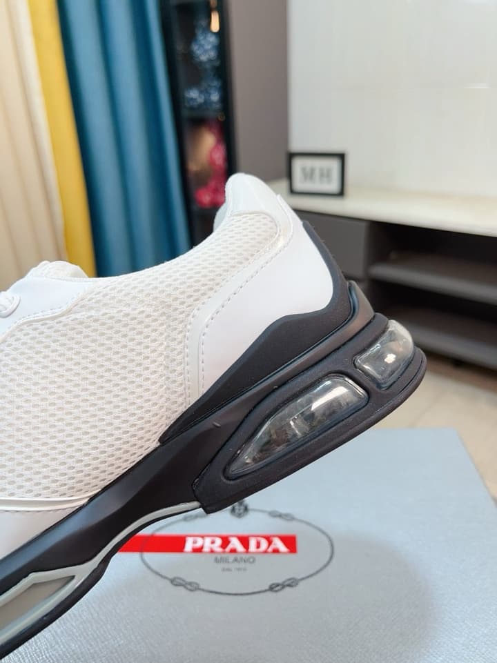 Prada Men's Air Cushion Mesh Sneakers