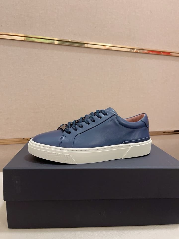 Boss Premium Casual Men's Sneakers in Black Monochromatic