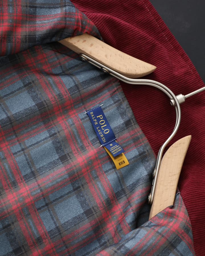 Ralph Lauren Classic Harrington Zip Jacket in Red