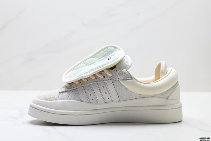 Adidas x Bad Bunny Campus Low-Top Sneakers in Cream Off-white
