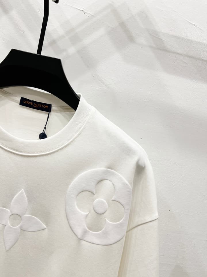 Louis Vuitton Monogram Clover Print Oversized T-Shirt in White
