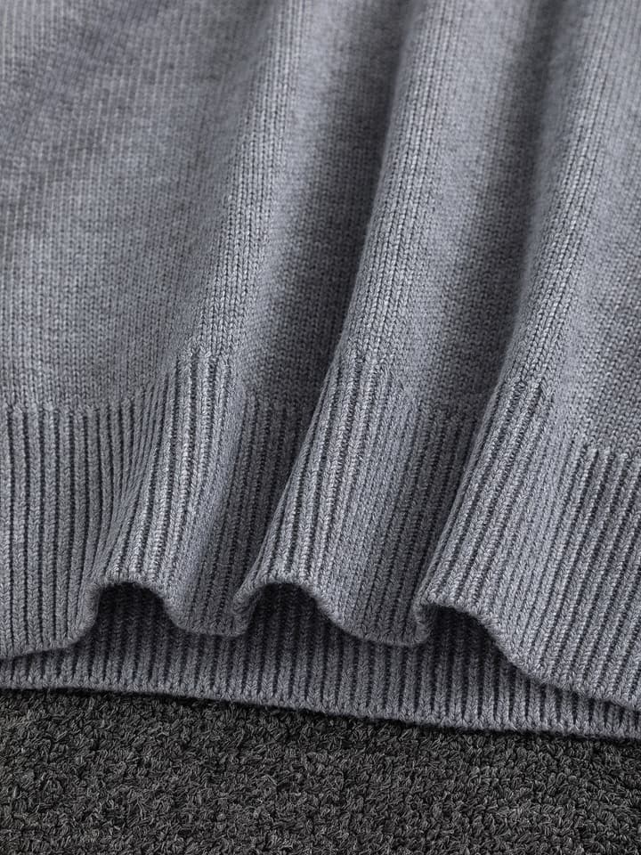 Burberry Equestrian Knight Jacquard Sweater – 25SS in Grey With White Logo