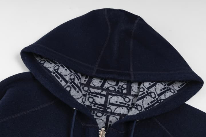 Dior Reversible Jacquard Cashmere Jacket – 24FW in Light Grey
