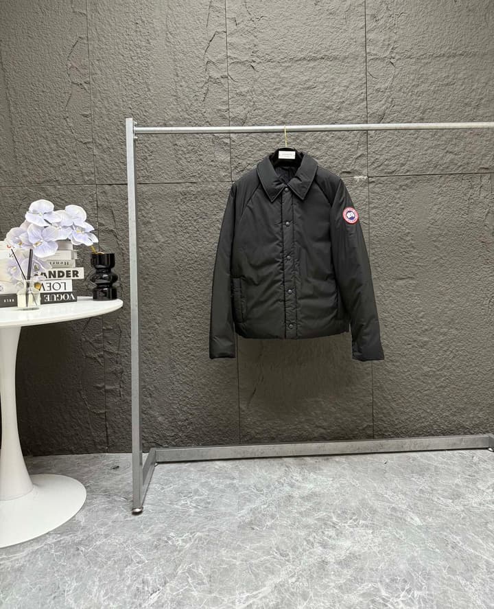 Canada Goose Lodge Series Coach Puffer Jacket – 2025 New Style in Black