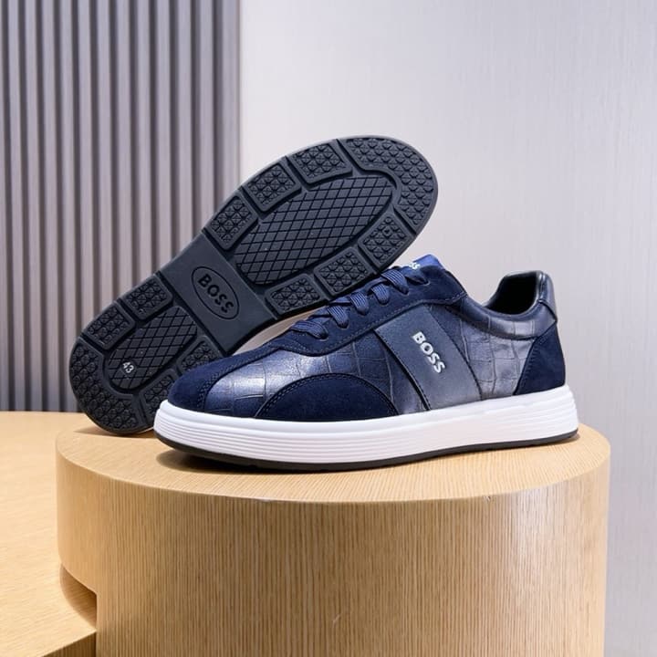 Boss Classic Leather Driving Shoes