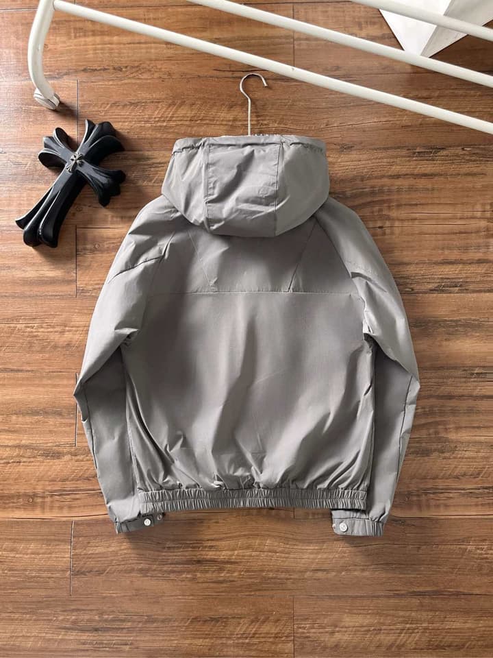 Dior High-End Woven Trench Coat – 2025FW in Black Windbreaker