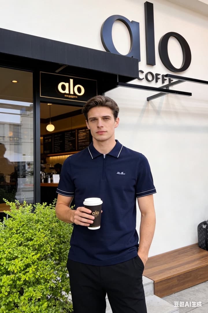 Loro Piana Minimalist Knitted Polo Shirt – 2026SS in Navy Blue