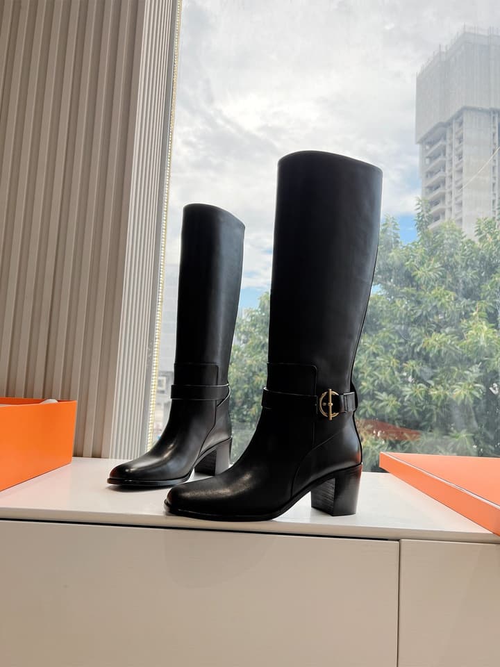 Hermès Classic Riding Boots – Autumn/Winter Collection – 2024 in Black