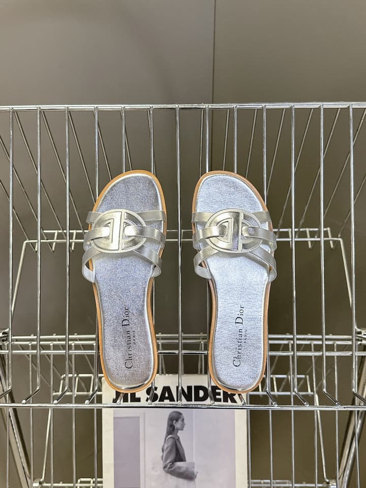 Dior CD Slides – 25SS in Black