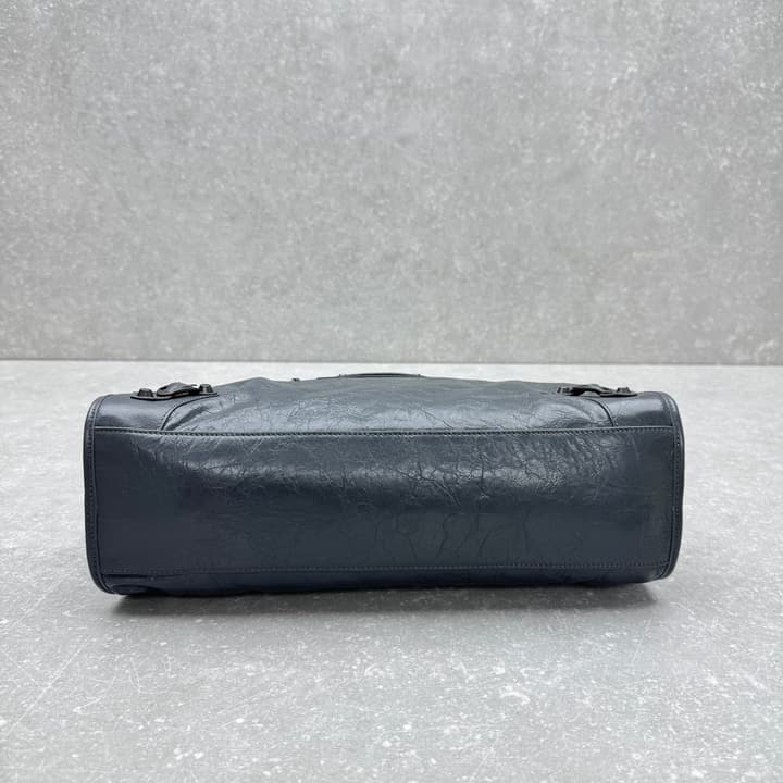 Balenciaga Le City Medium Shoulder Bag in Rock Grey